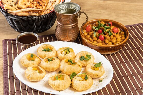 Best Pani Puri at Leela Indian Food Bar