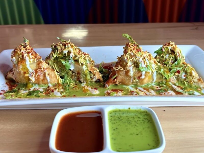 samosa chaat in Gerrard