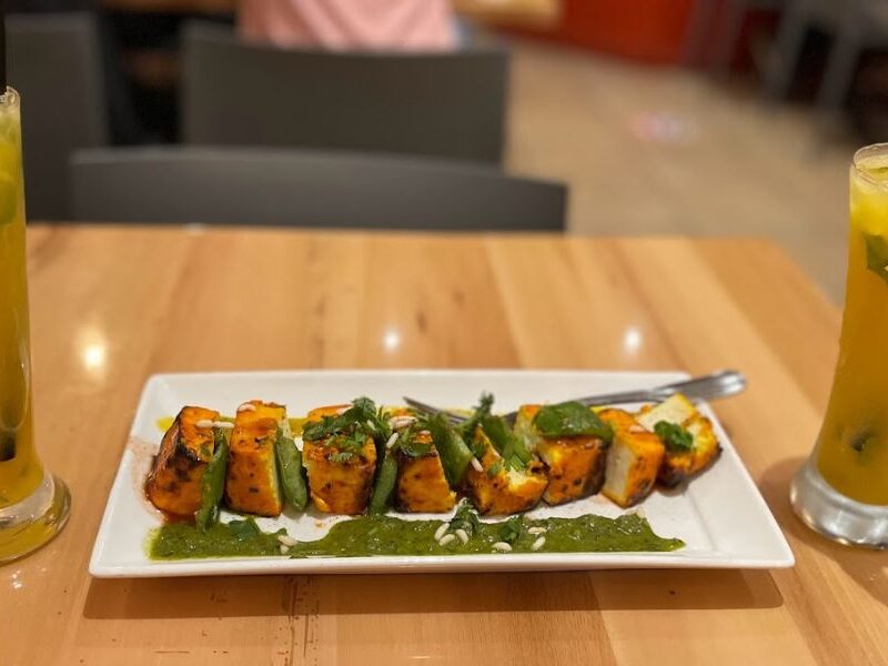 paneer tikka at Leela Indian Food Bar