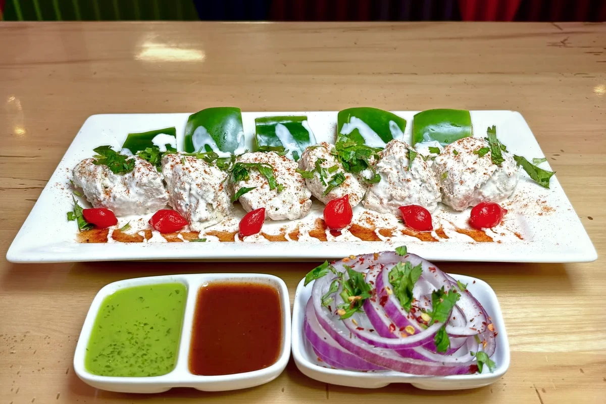 Soya Chaap at Leela Indian Food Bar
